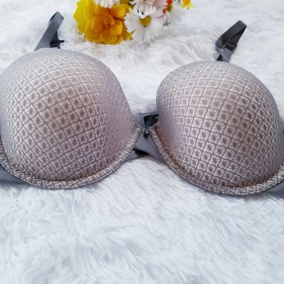 Simply Vera Wang Full Coverage Gray Bra Sz 34D NWT - Picture 2 of 7